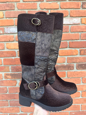 Patrizia by Spring Step Collage-Viv Chocolate