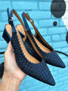 J. Renee Pranil Navy Satin