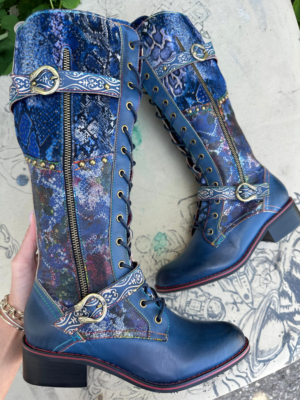 L'Artiste by Spring Step Vaneyck Blue Multi