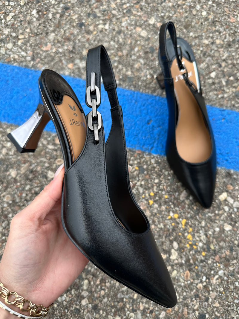 J. Renee Krissa Black Kidskin