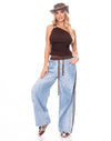 Morgan Pants Denim Brown