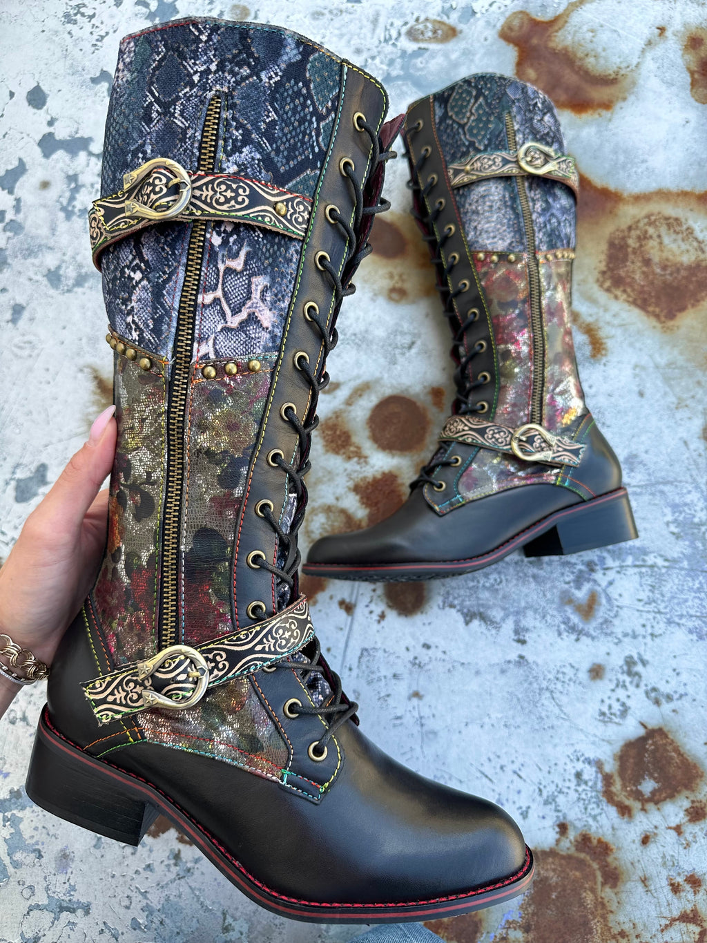 L'Artiste by Spring Step Vaneyck Black Multi
