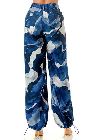 Indy Cargo Pant Blue White Multi