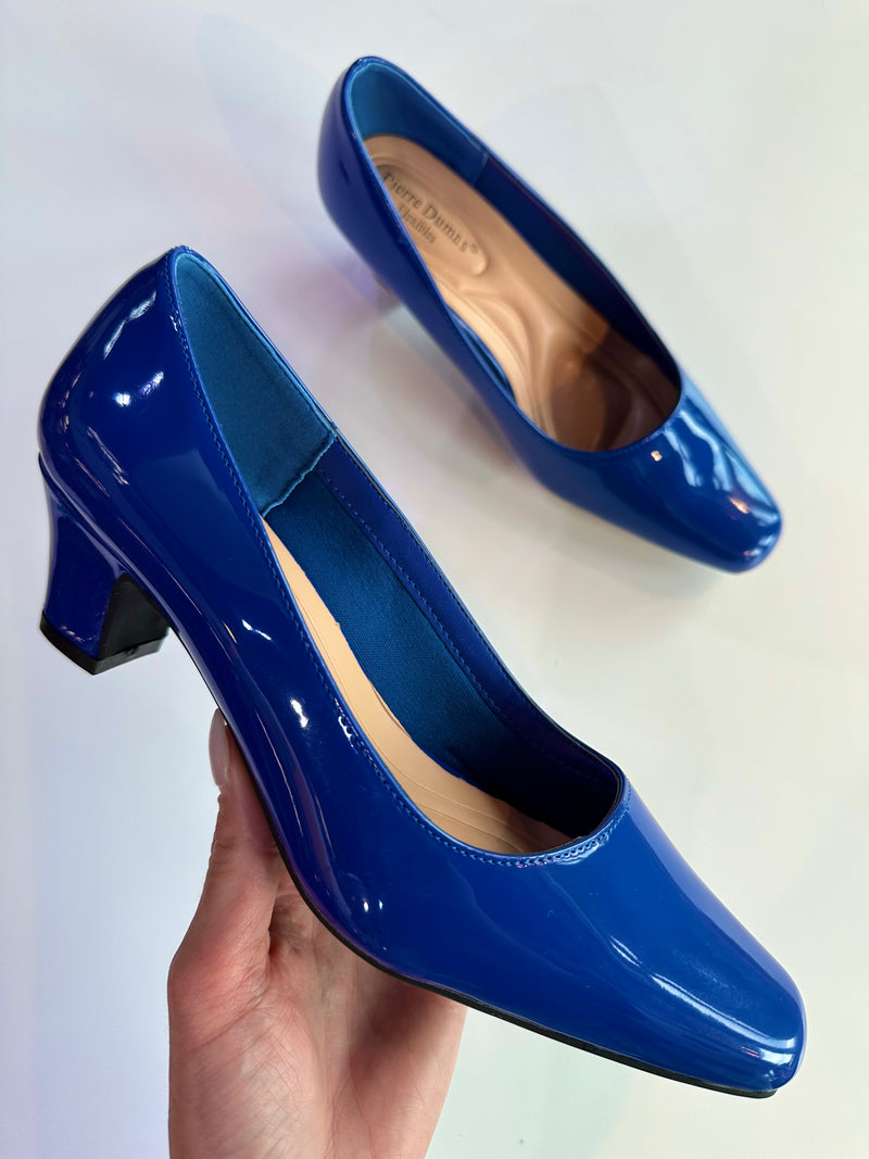 Julian 3 Royal Blue Patent Village Shoe Inn Julian 3 Royal Blue Patent Village Shoe Inn