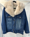 Denim Short Coat One Size One Of A Kind