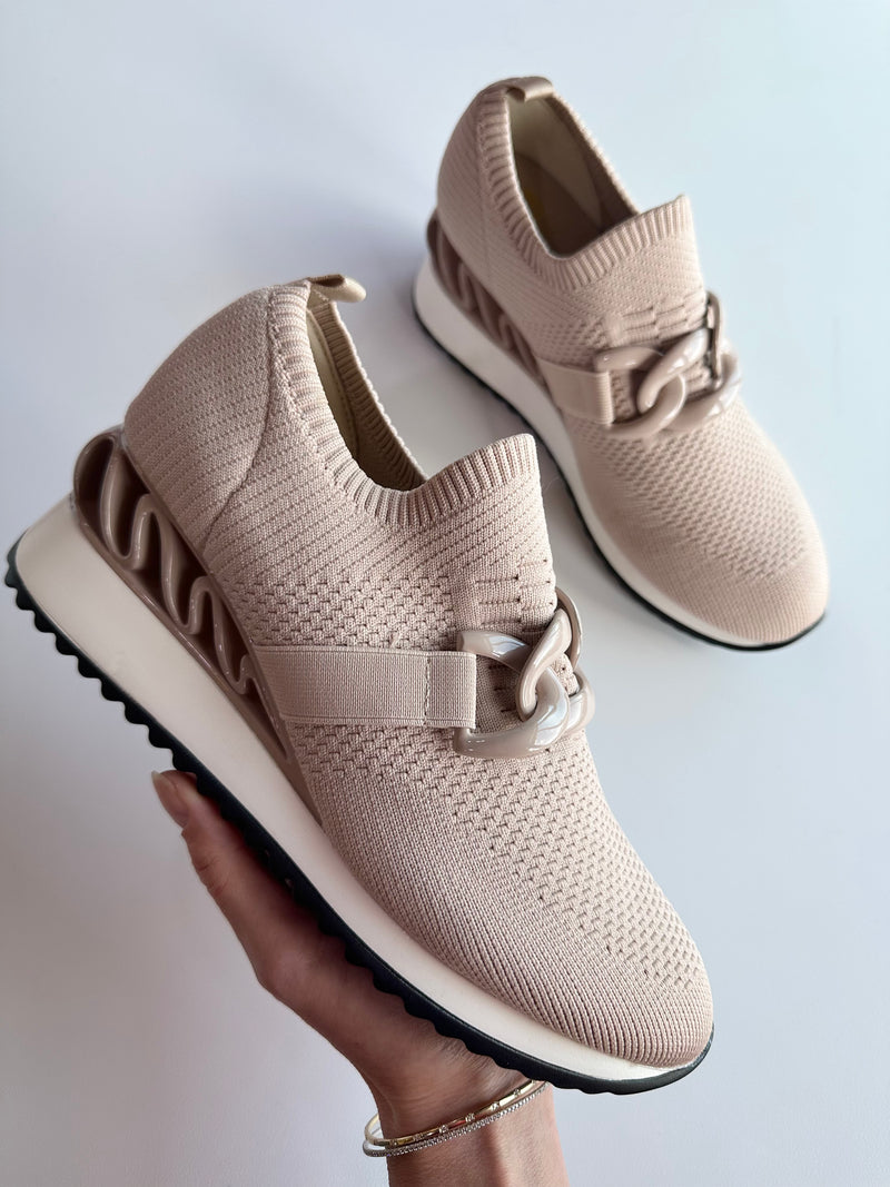 Lady Couture Boston Sneaker Nude