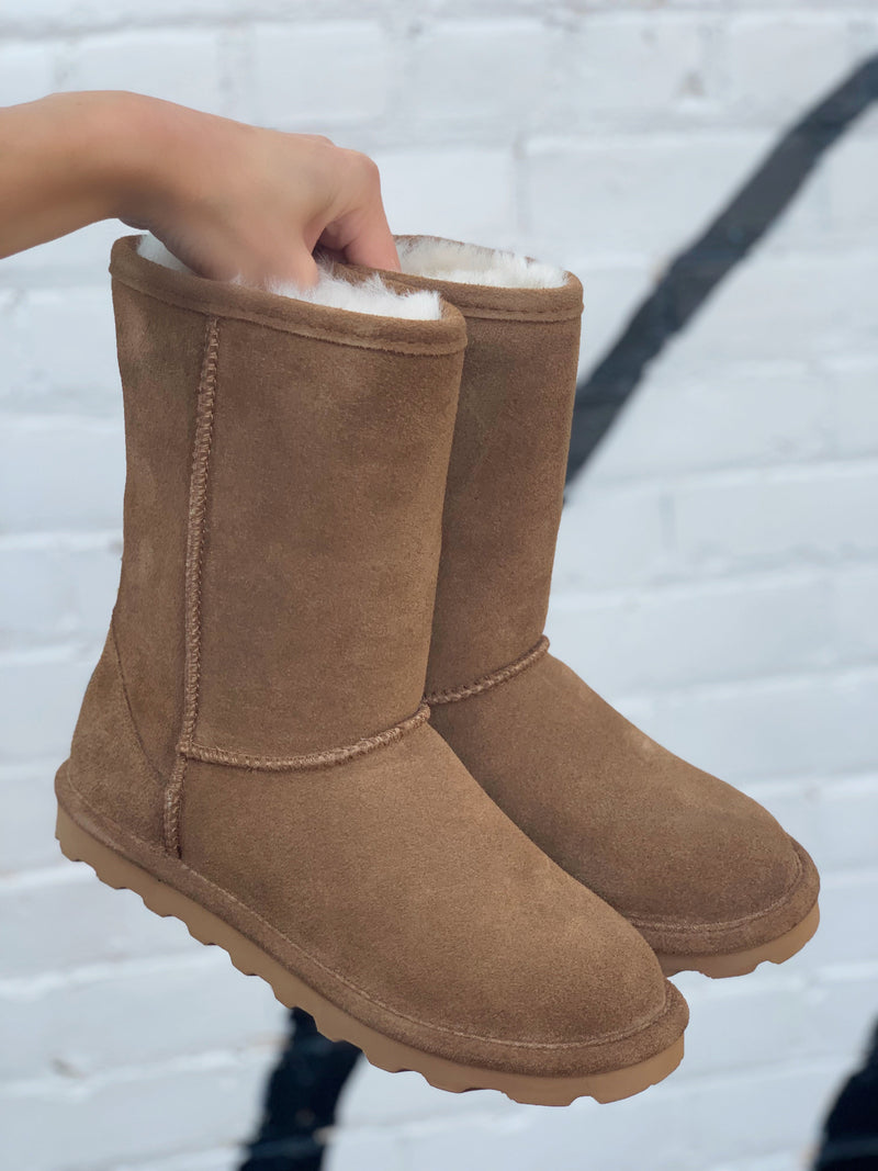 Bearpaw Elle Short Hickory Waterproof