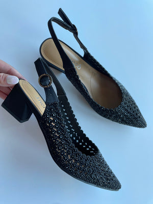 J. Renee Pranil Black Satin