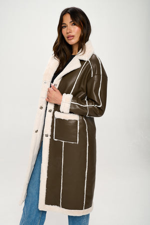 Olivia Coat Coffee