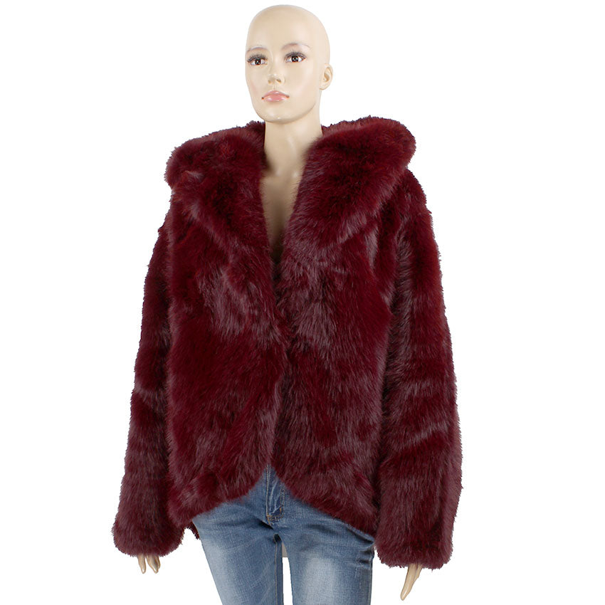 Mack Coat Burgundy One Size