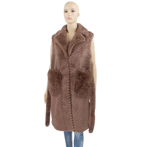 Raven Vest Coffee One Size