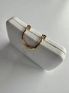 Traci Clutch White