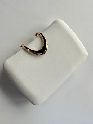 Traci Clutch White