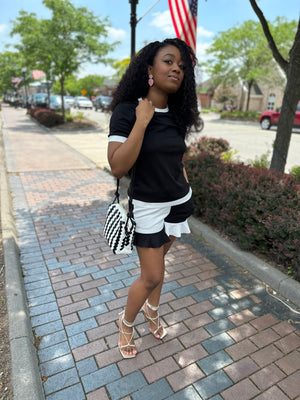 Taylor Black/White Two Piece Set