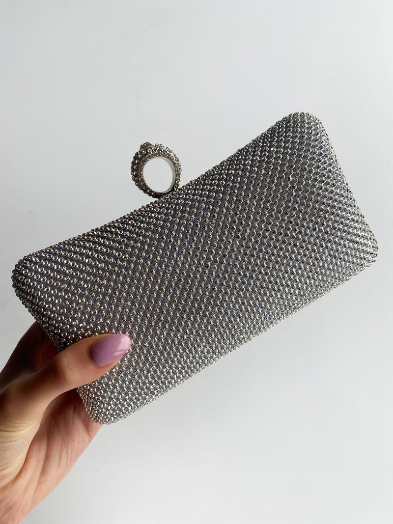 Sammi Clutch Silver