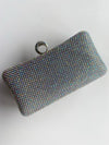 Sammi Clutch Silver Iridescent