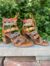 L'Artiste by Spring Step Artdeco Camel Multi