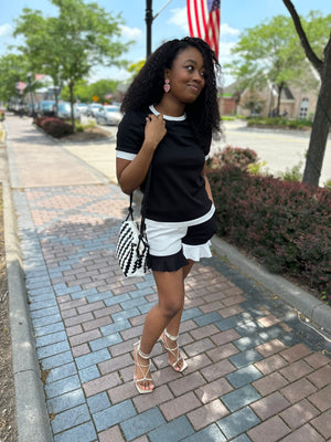 Taylor Black/White Two Piece Set