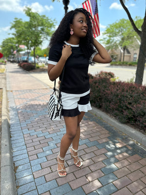 Taylor Black/White Two Piece Set