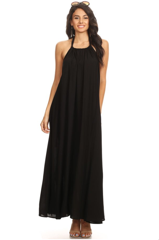 Black Halter Dress