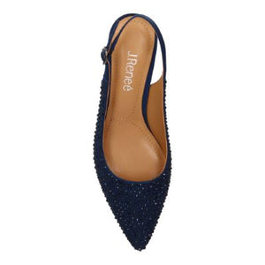 j renee navy blue dress shoes J. Renee Ferryanne Navy