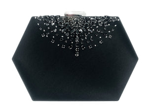 Badgley Mischka Caroline Art Deco Hexagon Clutch