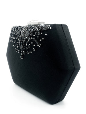 Badgley Mischka Caroline Art Deco Hexagon Clutch