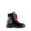 Cougar Gwen Black Patent Leather Red Lace Waterproof