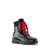 Cougar Gwen Black Patent Leather Red Lace Waterproof