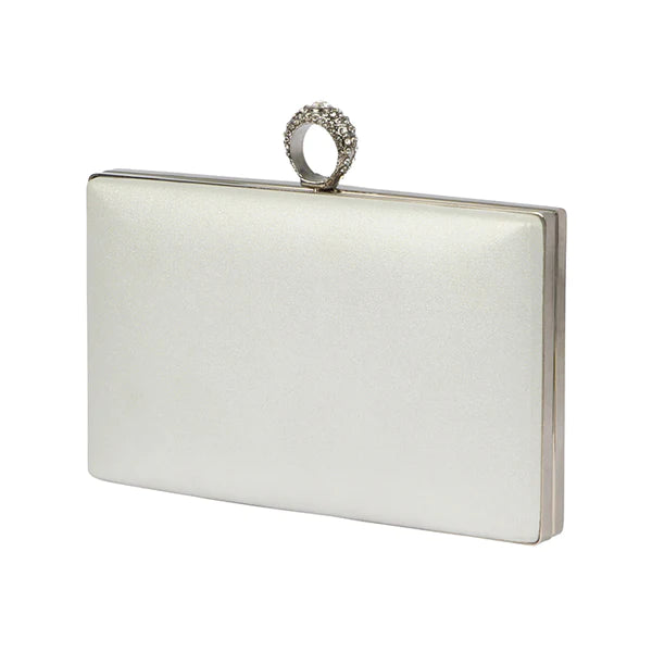 Ava Clutch White