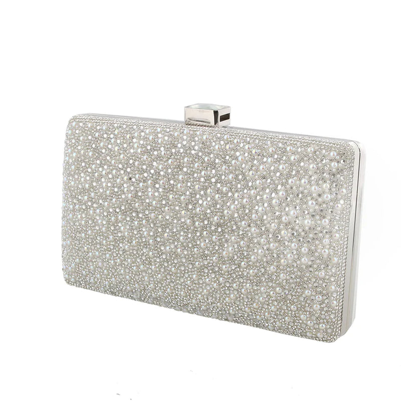 Sharon 3 Clutch White Pearl