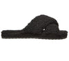 Cozy Furry Slide Black