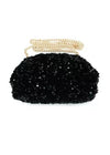 Badgley Mischka Chic Pouch Bag Black