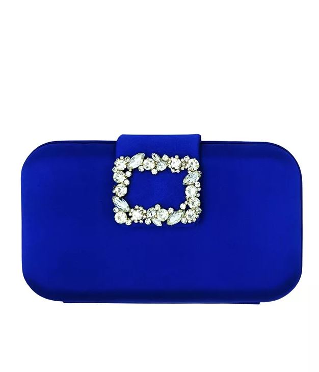 Badgley Mischka Danni Clutch Blue