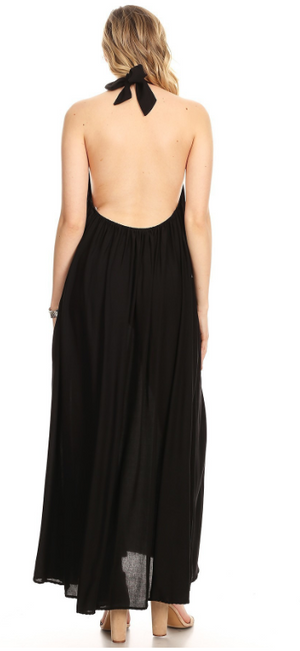 Black Halter Dress