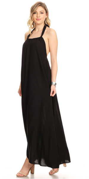 Black Halter Dress