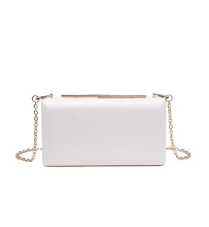 Thalia Clutch White