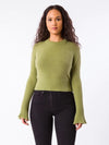 Barbara Bell Sleeve Top Matcha