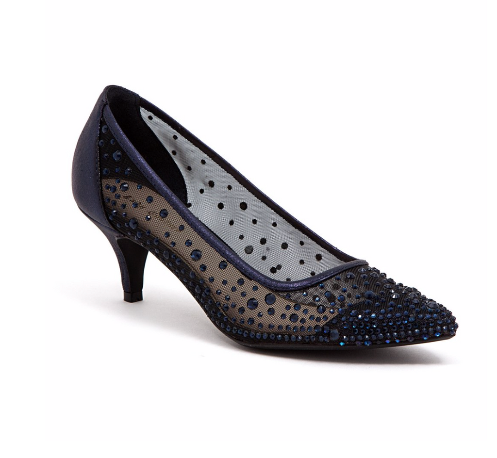 Lady Couture Silk Navy