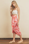 Groovy Wrap Skirt Pink Multi
