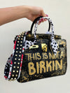 Custom Leather Bag This Is Not A B Black