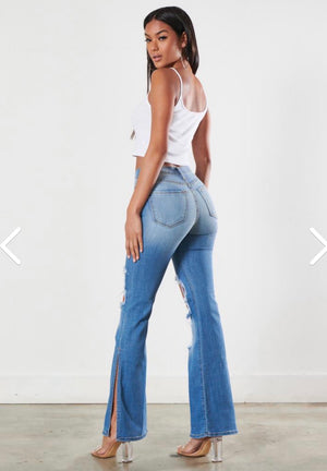 Zendaya Slit Jeans