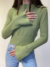 Barbara Bell Sleeve Top Matcha
