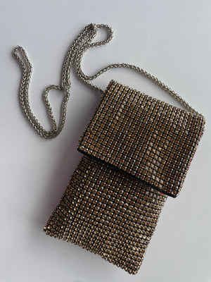 Charlotte Cell Phone Bag Gold
