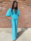 Maui Pant Set Turquoise