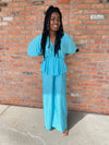Maui Pant Set Turquoise