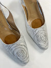 Bonnie Slingback White Silver