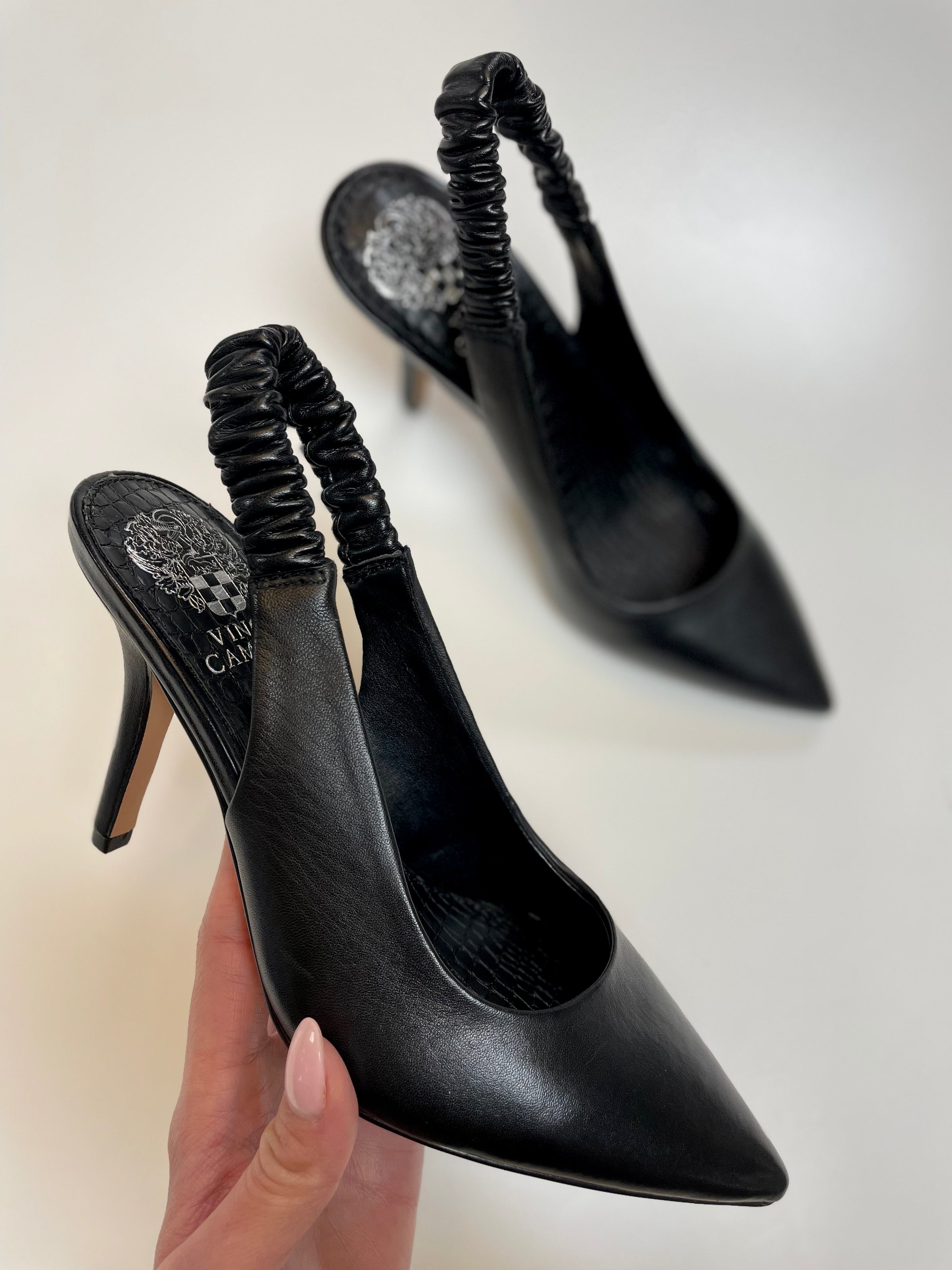 Vince camuto top slingback pumps