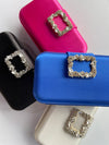 Badgley Mischka Danni Clutch Off White