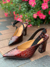 J. Renee Marianela Dark Red Croco
